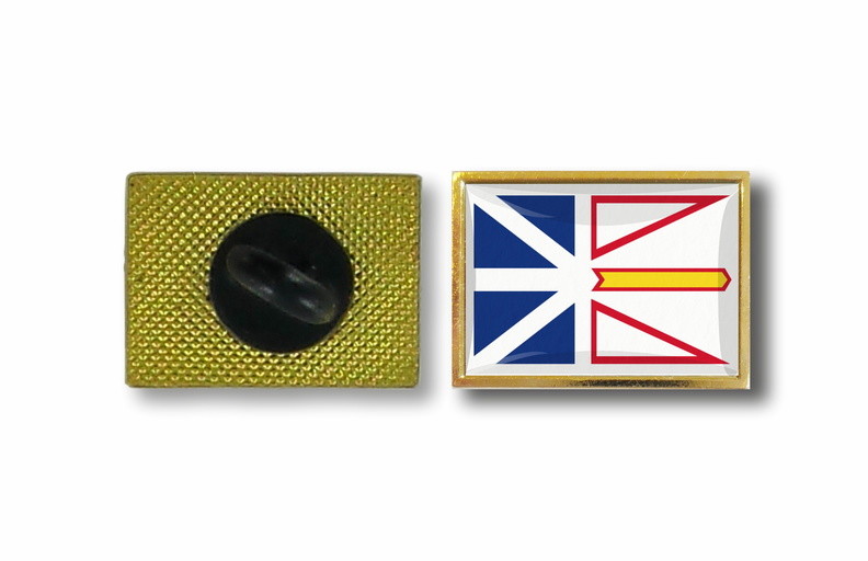 Canada Newfoundland Labrador Metal Lapel Pin Badge Flag Hat Accessory