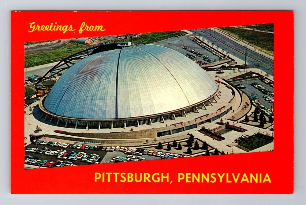 Pittsburgh PA-Pennsylvania, Public Auditorium, General Greeting Vintage Postcard