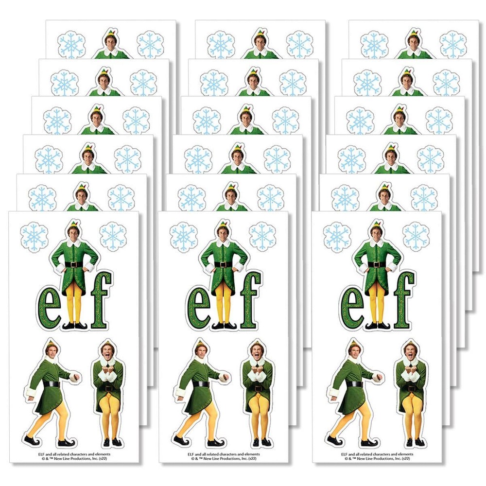Buddy The Elf Sticker Sheets Multipack (Pack of 18 Sheets)