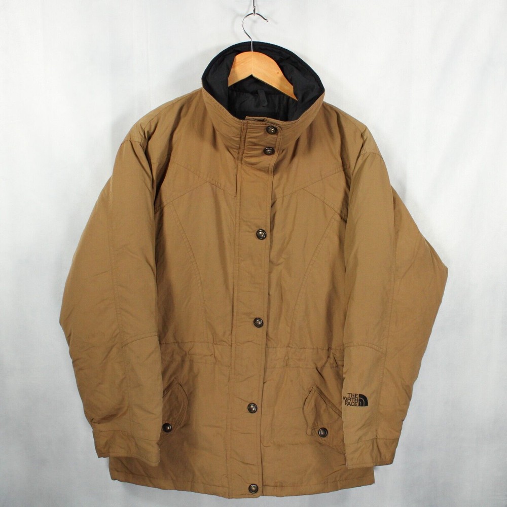 The North Face Men’s Medium Brown Goose Down Vintage Full Zip Padded Jacket