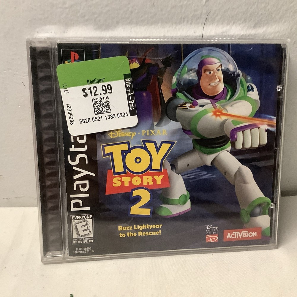 Toy Story 2 Playstation 1 PS1 Complete CIB Authentic Good Shape