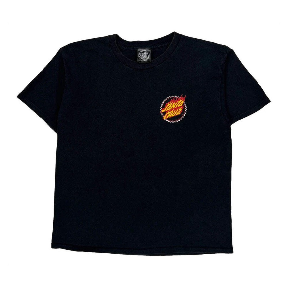 Santa Cruz Graphic T-Shirt - XL Black Cotton