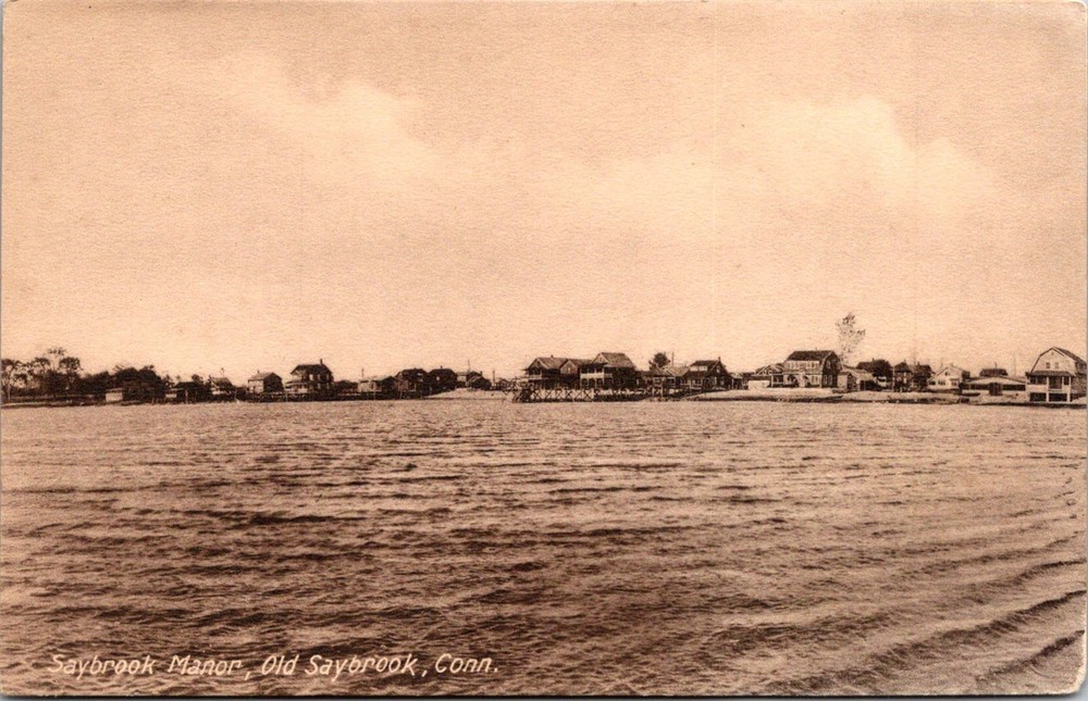 Dr Jim Stamps Postcard Saybrook Manor Old Saybrook Connecticut