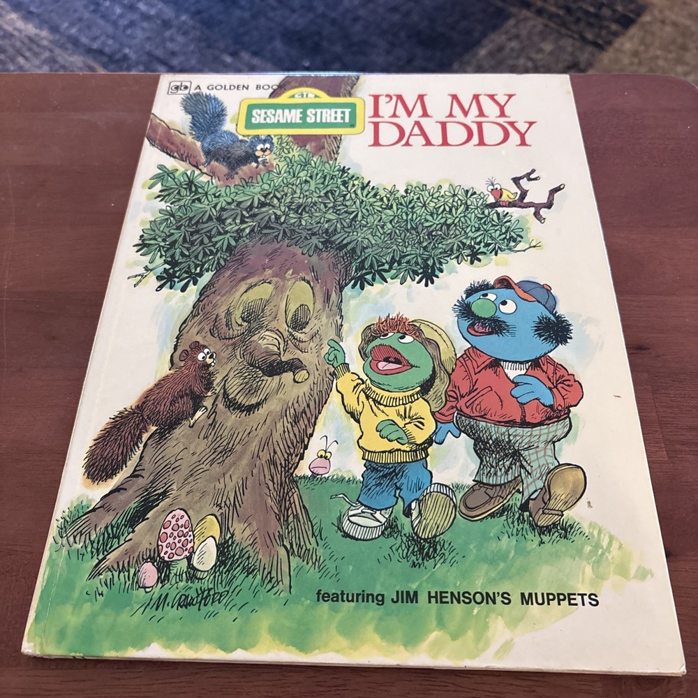 Vintage A Golden Book, Sesame Street,