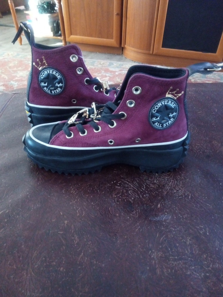Converse Chuck Taylor All Star Bordeaux Hike Platform Sz. 6 New, No Box