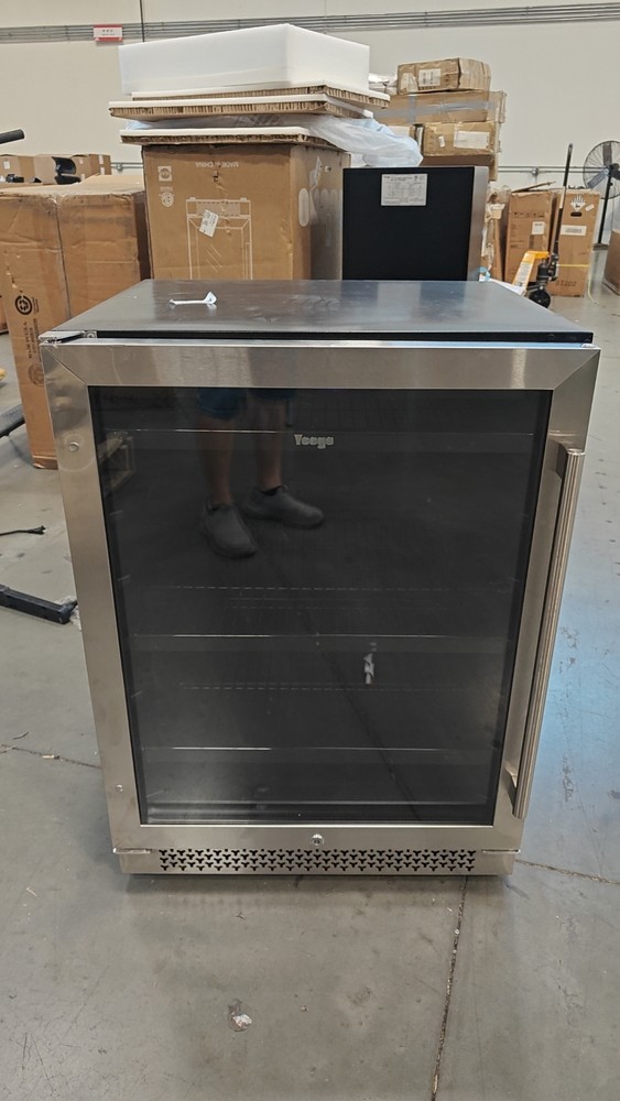 Yeego 24-Inch Built-In Beverage Cooler Holds 140 Cans