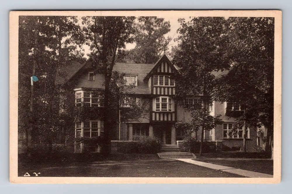 Scenic Outside View Of House Vintage Postcard