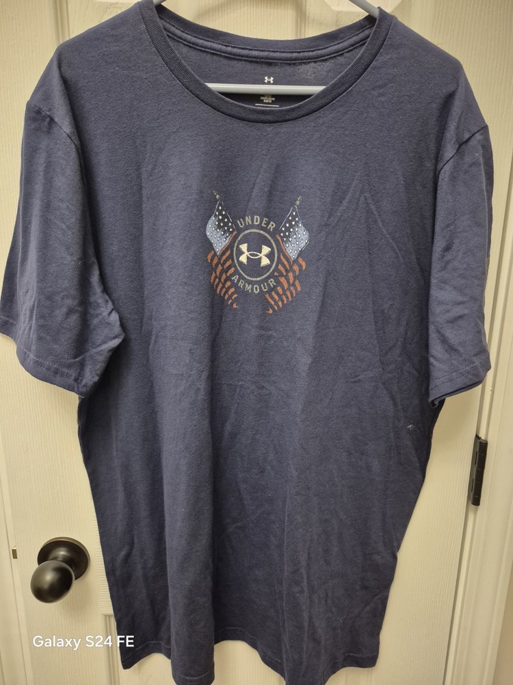 Under Armour Freedom Men's Snake Graphic T-Shirt Size XL Blue