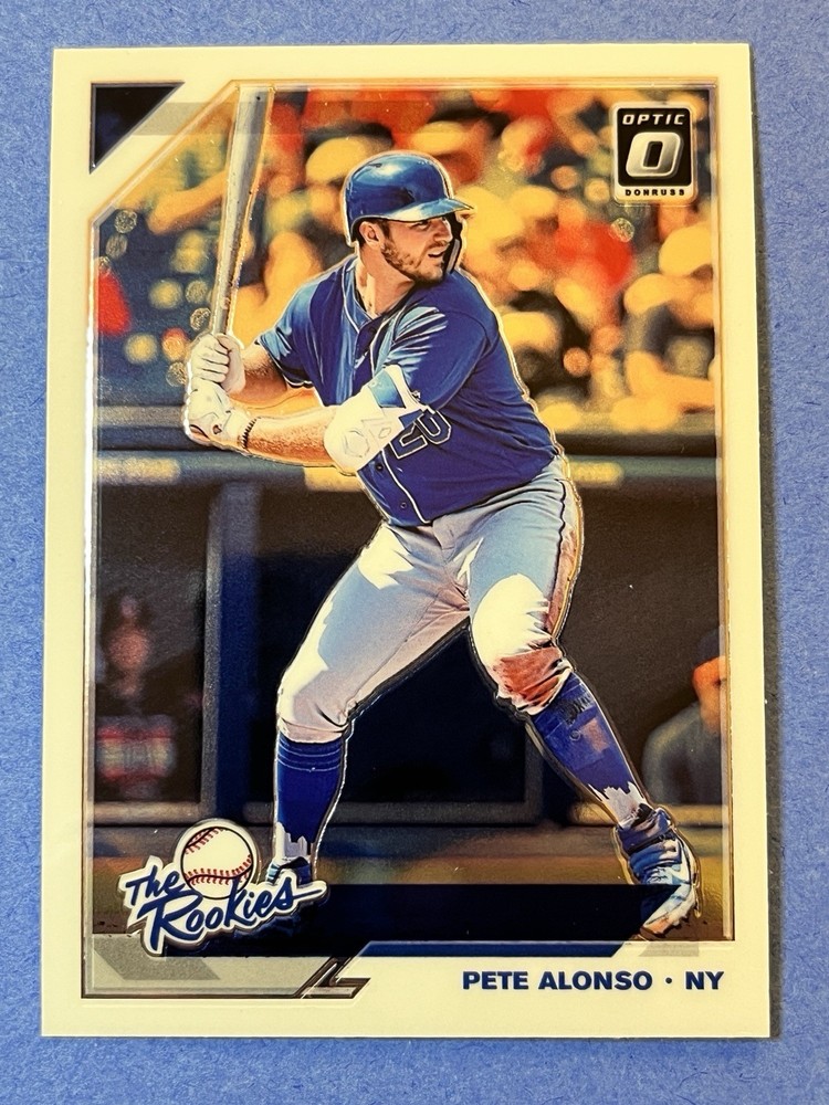 2019 Panini Donruss Optic the Rookies Pete Alonso #TR-14 Holo Prizm (RC)