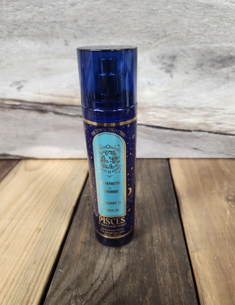 Bath & Body Works Zodiac Collection Pisces Body Spray Fragrance Mist 8oz