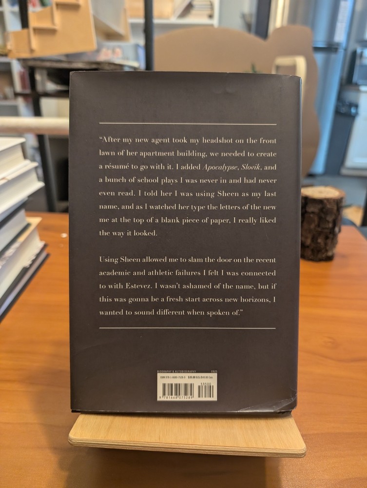 The Book of Sheen by Charlie Sheen (Memoir) (Hardcover) 1st ed; 2025