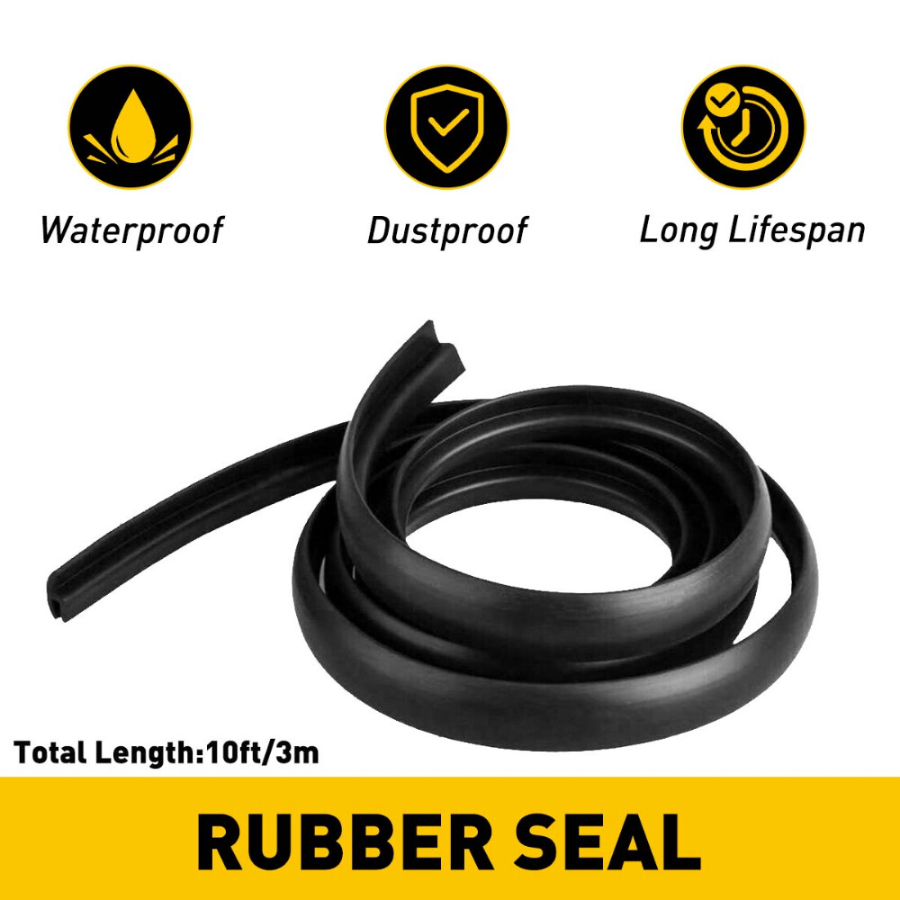 Windshield Rubber Molding Seal Trim Universal Windscreen and Windows 10FT