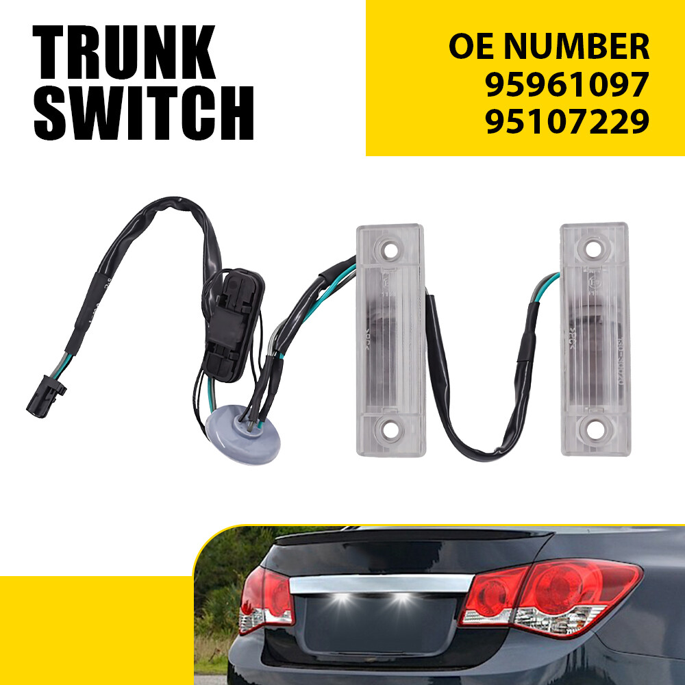 Trunk Release Switch Button W/ License Plate Lamp For Chevy 12-14 Orlando Wagon
