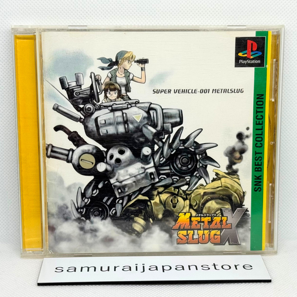 Metal Slug X PS1 Used Tested Japanese ver with Case JP ver Used Tested Game