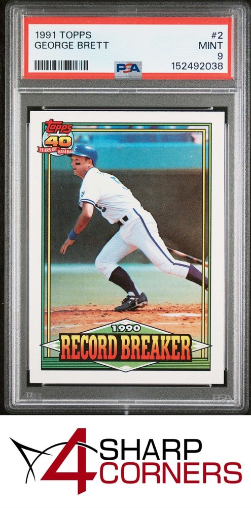 1991 Topps #2 George Brett Royals Hof Psa 9Low rates, marketing, expertise, & more: Consign today!