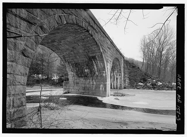 Double Arch Bridge,Chester,Hampden County,MA,Massachusetts,Historic Survey,2