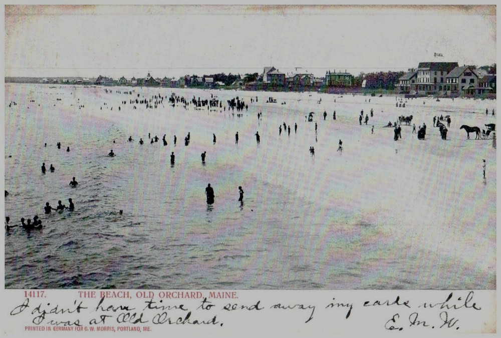 Vintage Postcard 1901-1907 The Beach, Old Orchard, Maine (ME)