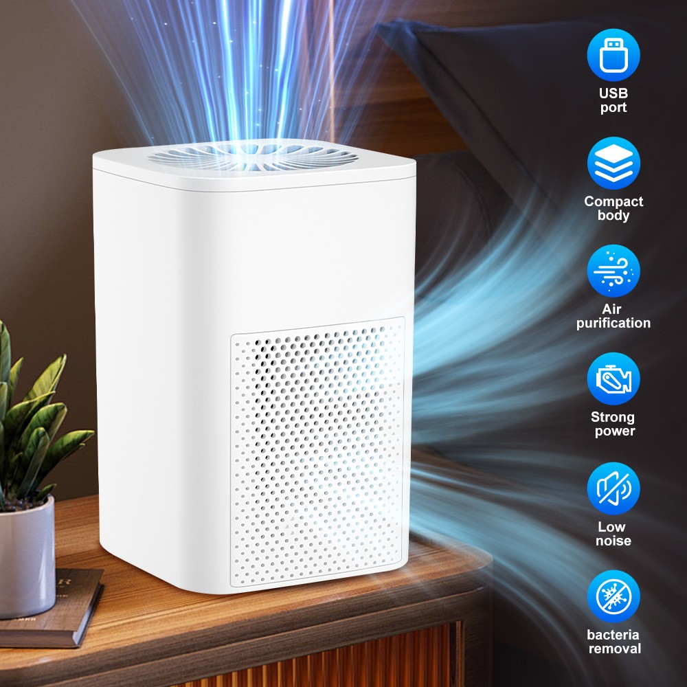 Home HEPA Air Purifier Room Air Cleaner for Allergies Smoke Mold Odor Pet Dust
