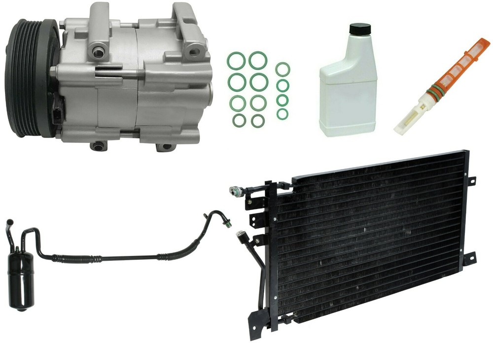RYC Remanufactured AC Compressor Kit AE26 EG146 Includes Condenser-image