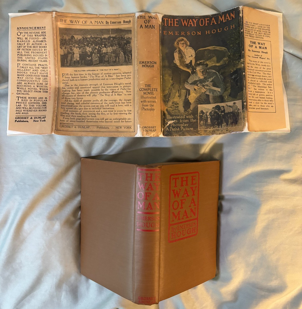 Way of a Man - photoplay edition movie tie-in DJ & stills c1923 VG Allene Ray