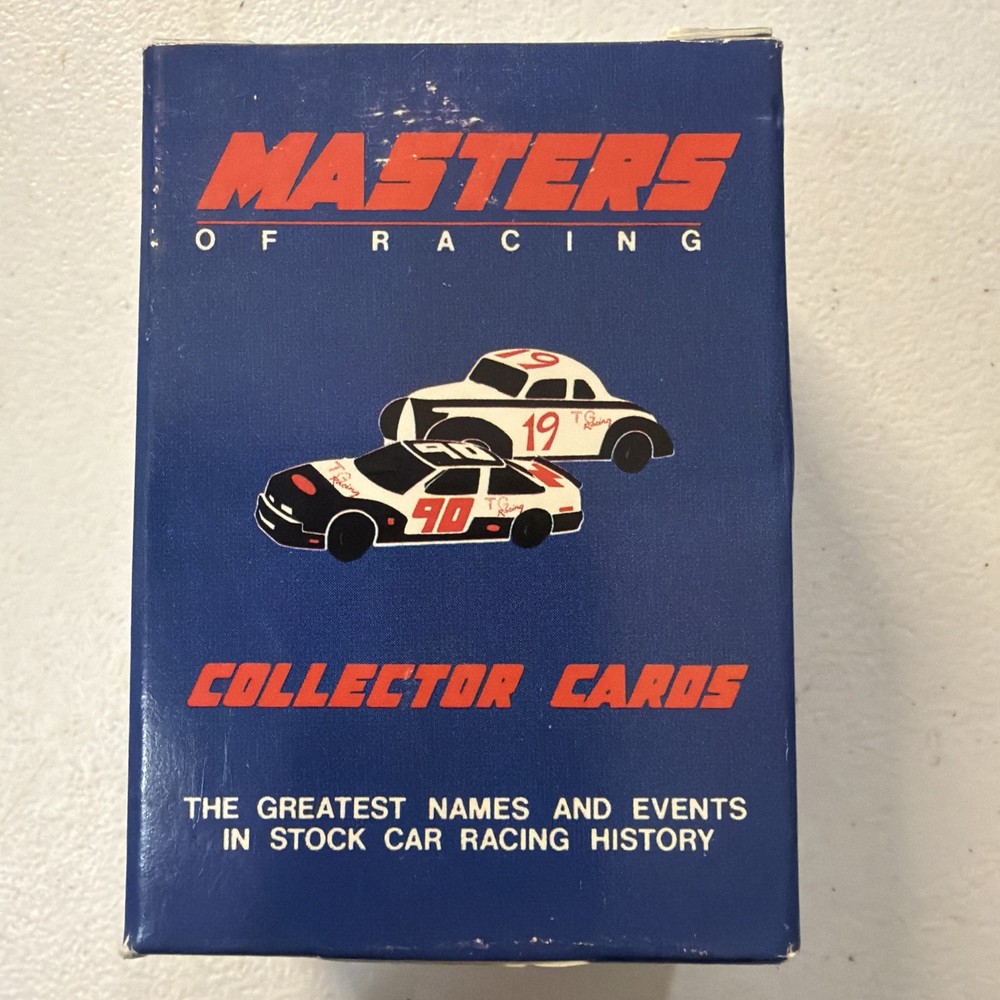 1990-91 TG MASTERS OF RACING 110 CARDS WHITE GOLD SERIES CLEAN COMBINE SHIP