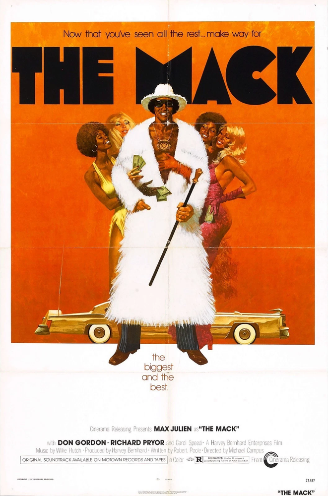 The Mack (1973) Movie Poster No Frame, Crime Drama Movie Print Art