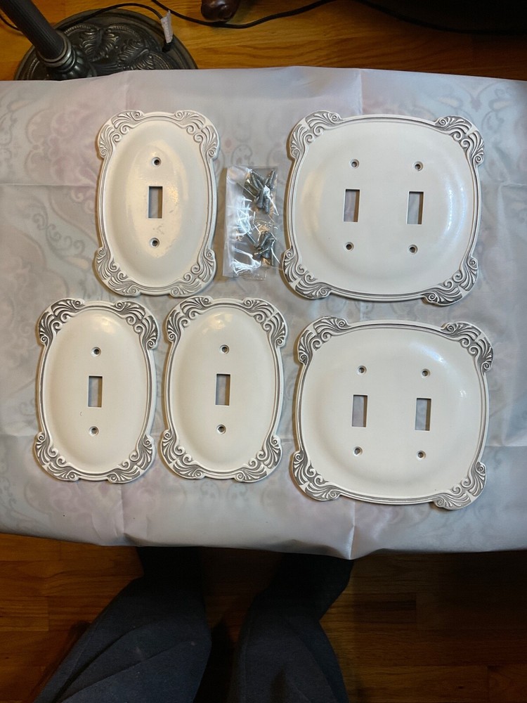 2011 LHMC Ceramic Metal Light Switch Plate Cover Framed Design