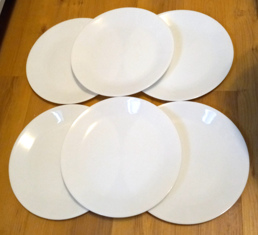 Corelle Vitrelle WINTER FROST WHITE Dinner Plates 10 1/4