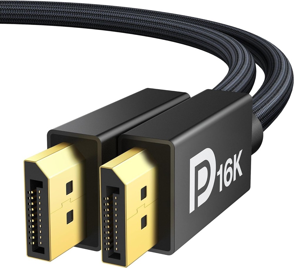 16K VESA Certified DisplayPort 2.1 Cable 80Gbps 8K120Hz 4K240Hz HDR