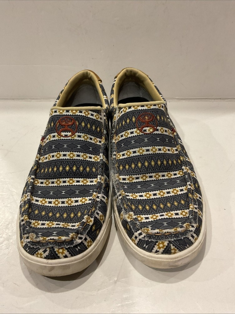 Twisted x Hooey Loper Aztec Men's Casual Slip On Shoes Size 9.5