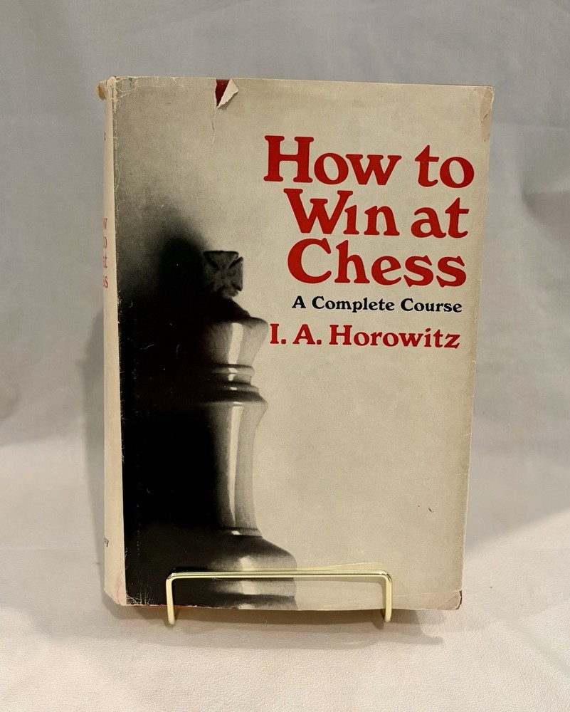 Vintage Hardcover “How To Win At Chess” 1968 Illustrated Book