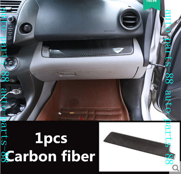 soft Carbon Fiber Console Dashboard Molding Strip Trim For Toyota RAV4 2006-2011
