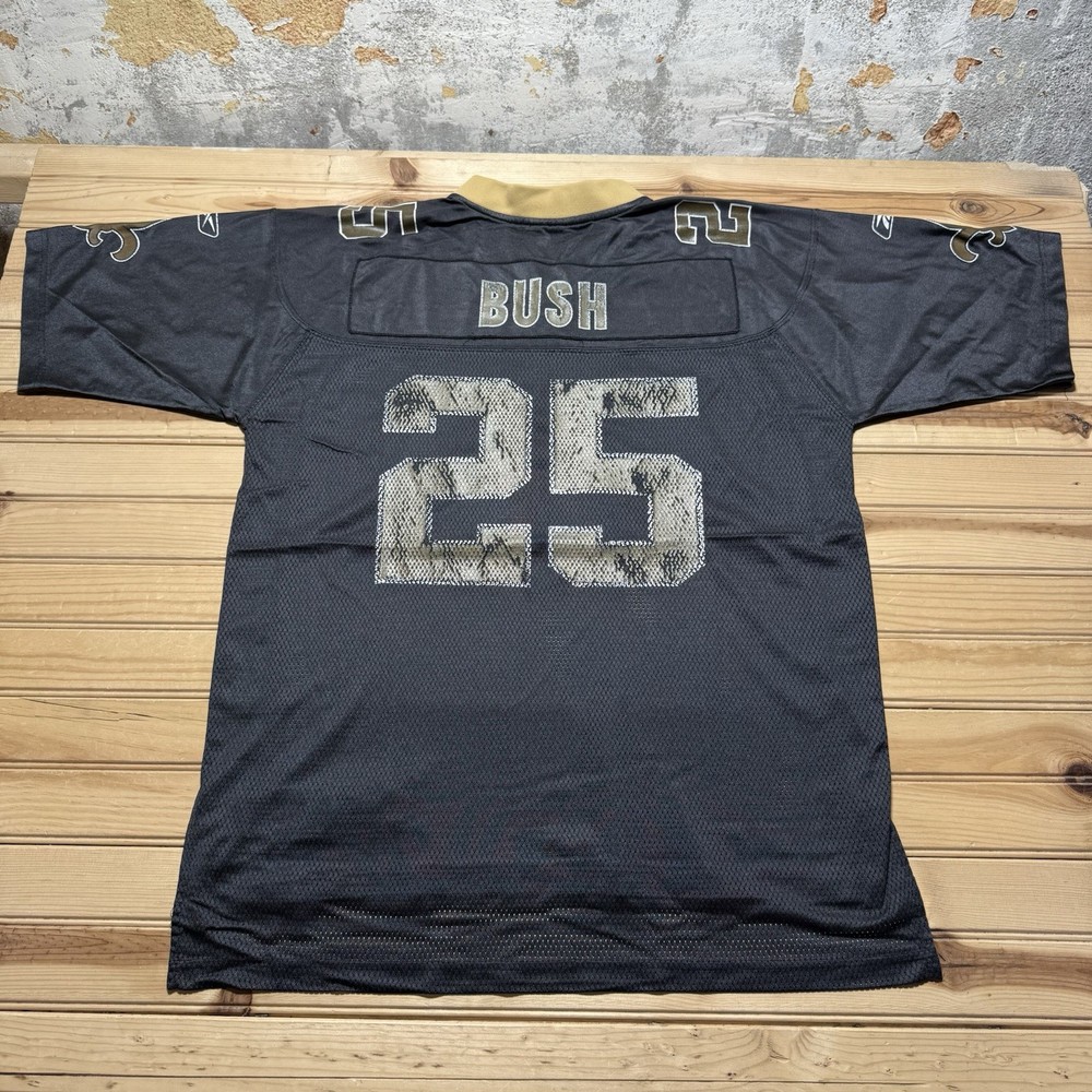 NFL New Orleans Saints Reggie Bush #25 Reebok Jersey Adult Large
