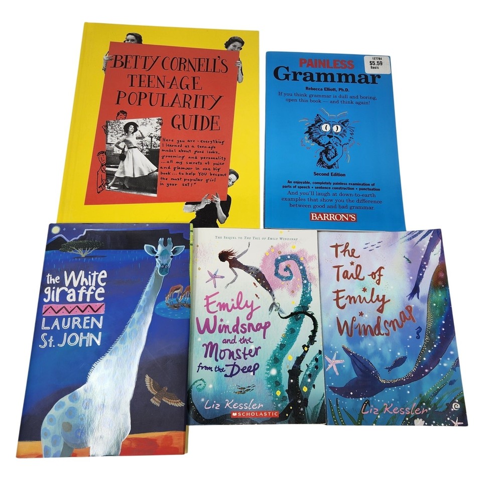 Mixed Lot Of 5 Teen Tween Girl Magical Fantasy Assorted Fiction Books Bundle