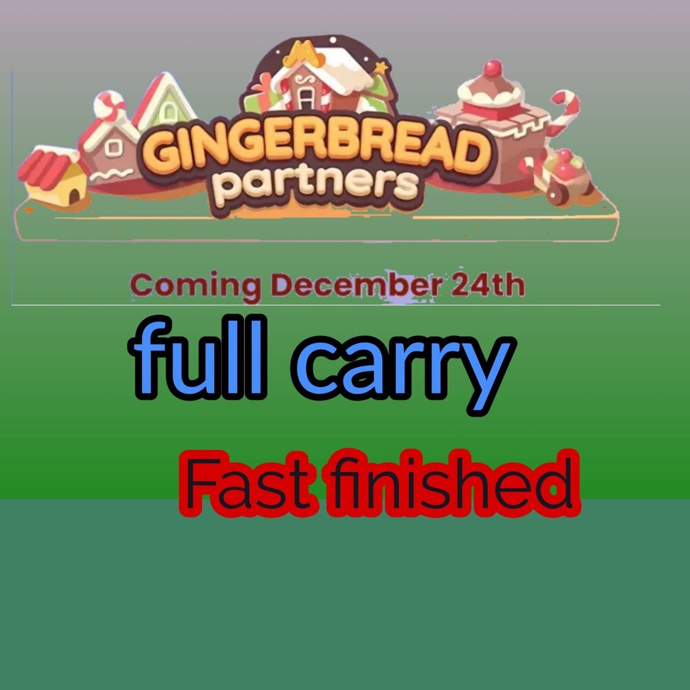 Gingerbread Partners even FULL CARRY 2 hours completed ⚡Monopoly even