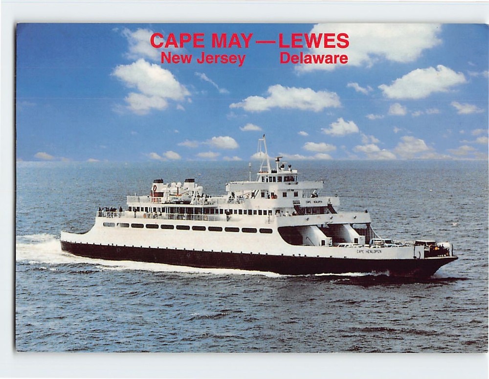 Postcard Cape May Lewes Ferry USA