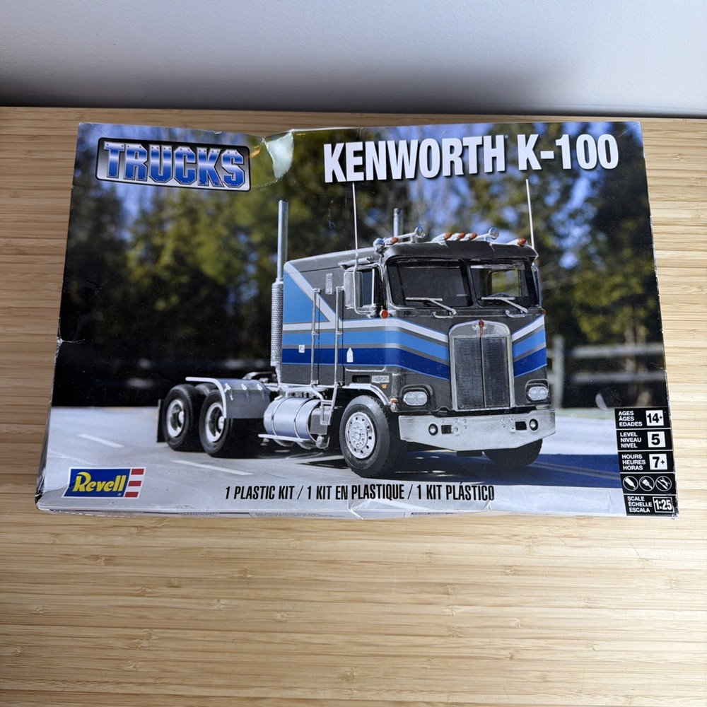 Revell Kenworth K-100 1:25 Plastic Model Kit Unassembled Not Painted