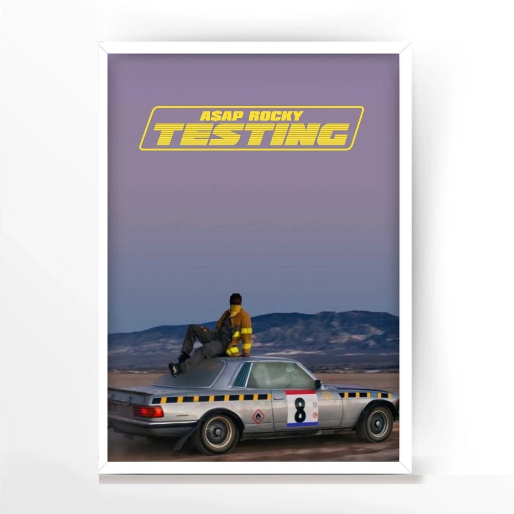 ASAP Rocky Testing Poster Unframed Music Wall Art Decor