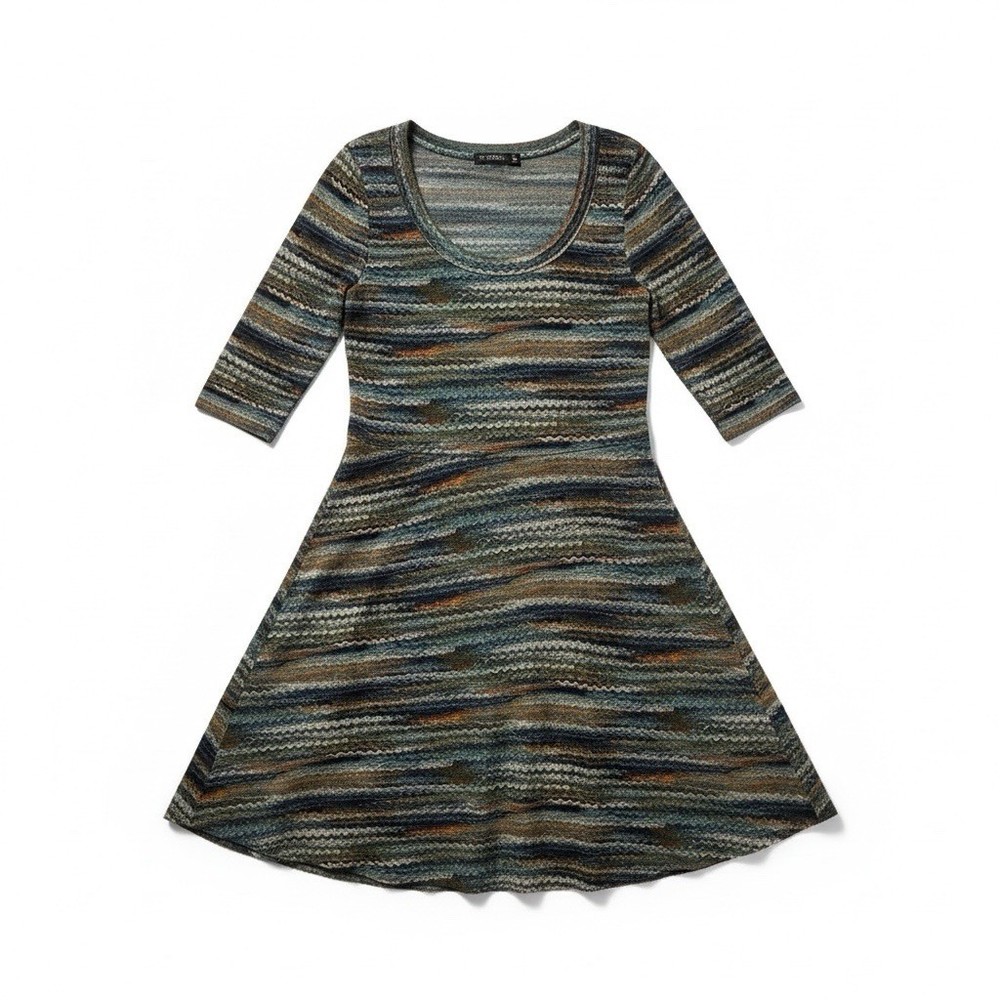 Karen Kane Women’s Casual Dress Colorful Stretchy Easy Care SIZE M