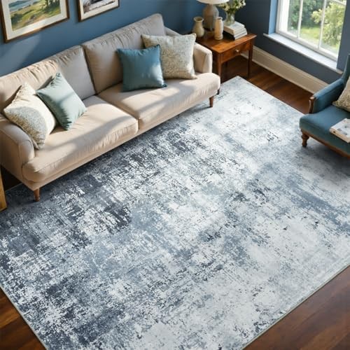 6x9 Ft Large Area Rugs for Living Room, Soft Non-Slip Modern Washable Rugs