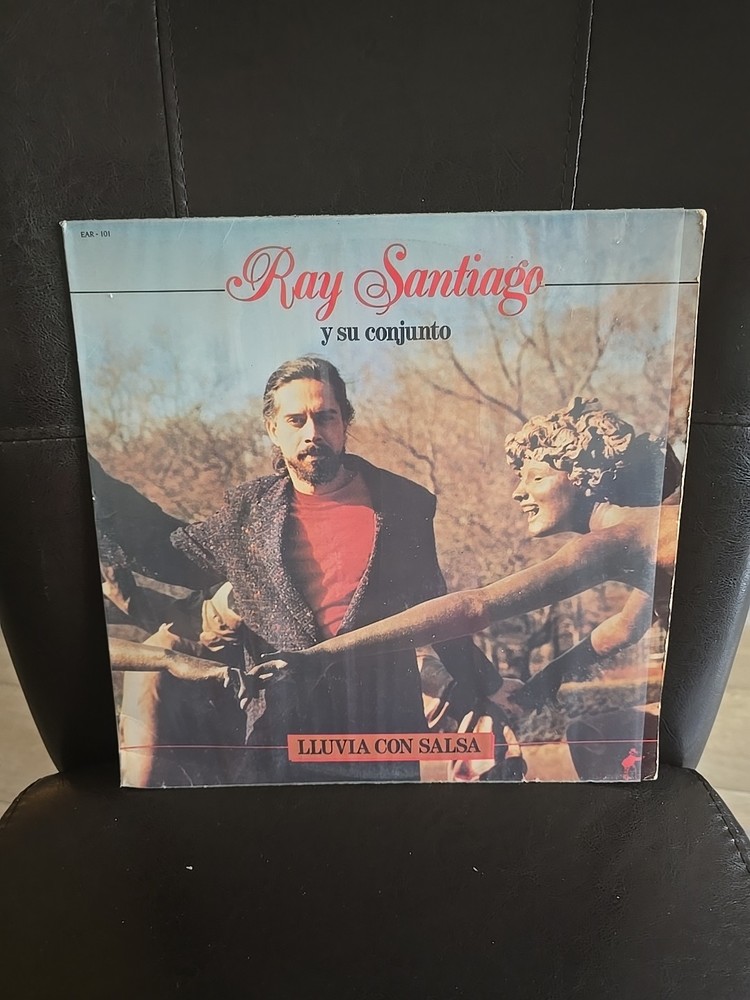 Ray Santiago Y Su Conjunto Lluvia Con Salsa El Abuelo Records Orig Salsa Lp Hear-image