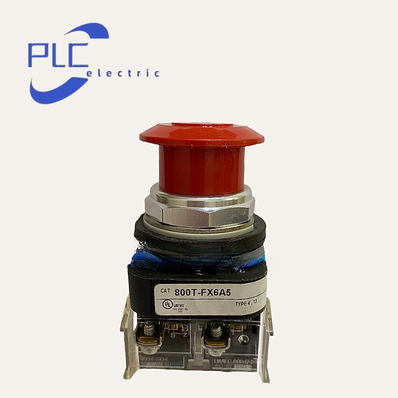 1PCS NEW Type 800T-FX6A5 Allen Bradley 30mm Push-Pull Device 800T PB Red 2 NC