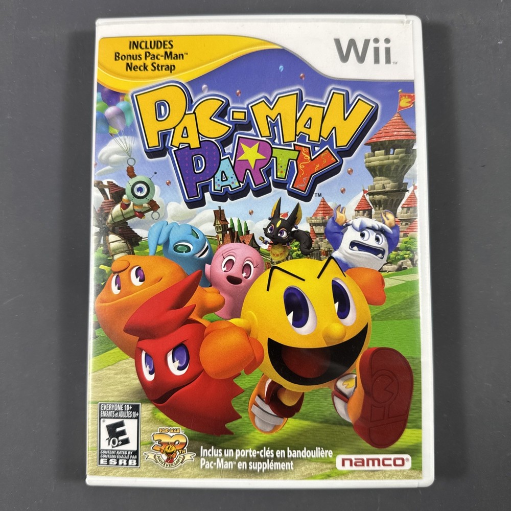 Pac-Man Party Nintendo Wii Complete CIB Tested