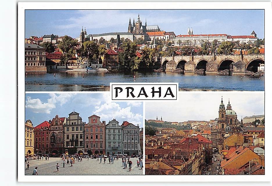 Postcard Scenes & Views Prague Czech Republic