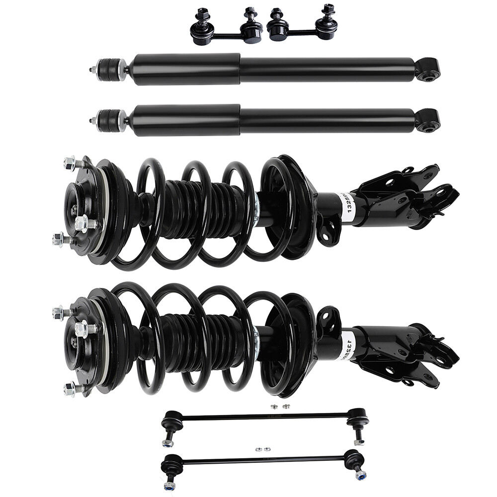 2013-2015 Honda Civic Front Struts Rear Shocks Sway Bar Kit 8PCS