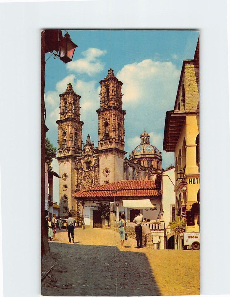 Postcard Cathedral of Santa Prisca Taxco Guerrero Mexico