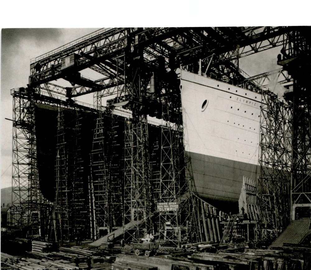 WHITE STAR, TITANIC, ROYAL MAIL STENER, OLYMPIC, Postcard