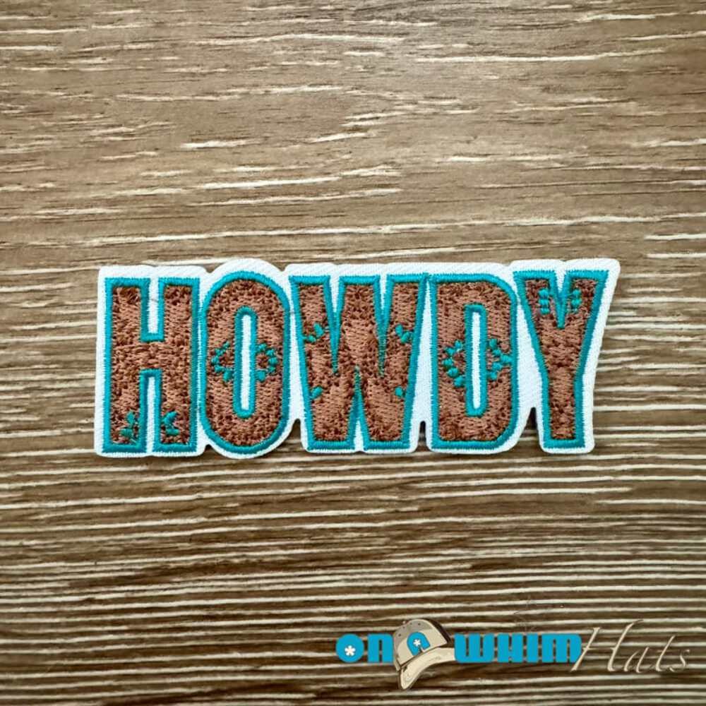 Howdy Iron-On Patch