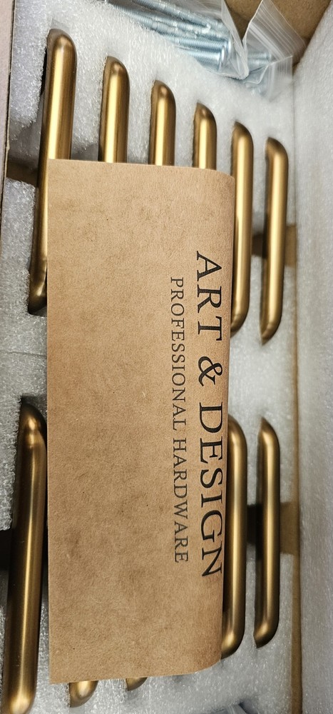 Set of 12, 3 3/4 Inches Center to Center SleekTouch Antique Brass Cabinet Pulls