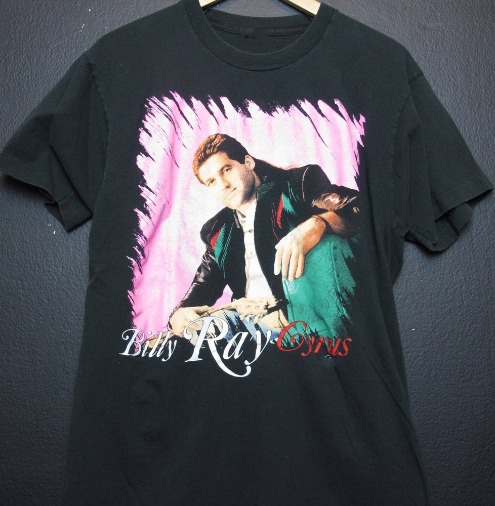 Billy Ray Cyrus American Singer Cotton Black All Size Unisex Shirt